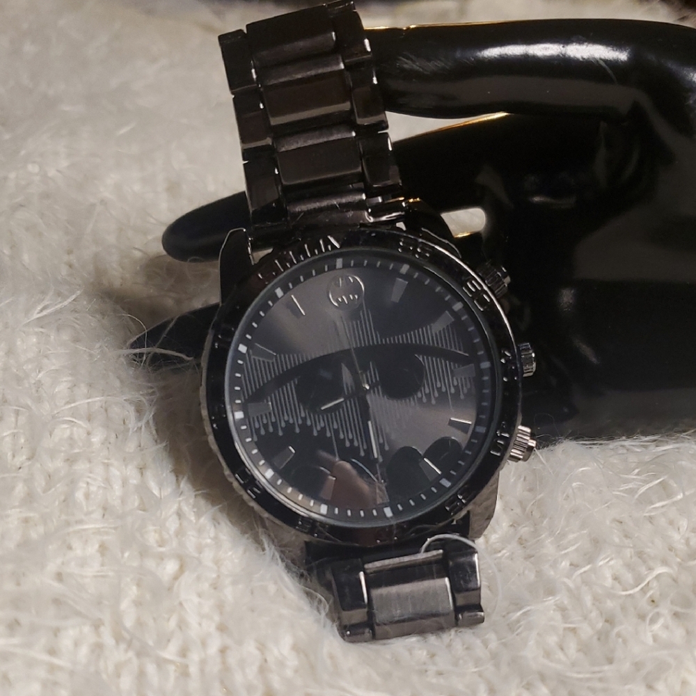DC Comics Black Stainless Steel Men Watch